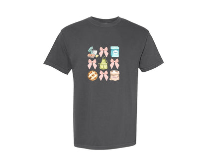 brand:Comfort Colors|color:Pepper|Baking Coquette Coquette Graphic T-Shirt