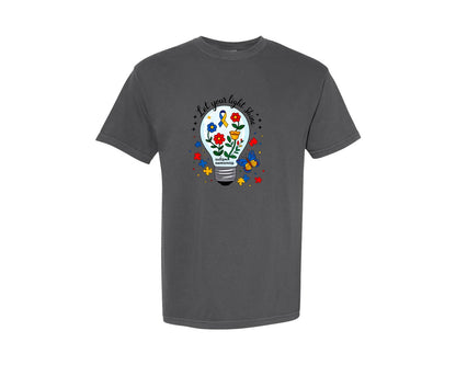brand:Comfort Colors|color:Pepper|Autism Awareness 7 Graphic T-Shirt