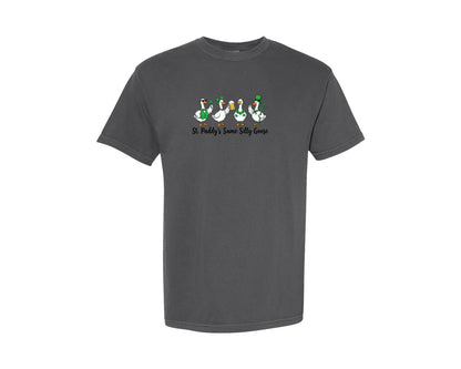 brand:Comfort Colors|color:Pepper|St Paddys Same Silly Goose Graphic T-Shirt