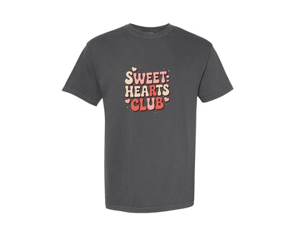 brand:Comfort Colors|color:Pepper|Join The Sweethearts Club Graphic T-Shirt