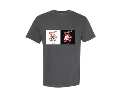 brand:Comfort Colors|color:Pepper|Baseball Fun Sports Design Graphic T-Shirt