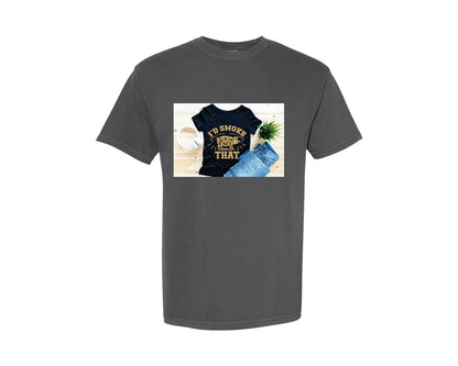 brand:Comfort Colors|color:Pepper|Id Smoke That 26 Graphic T-Shirt