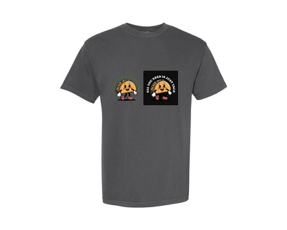brand:Comfort Colors|color:Pepper|Funny Taco Mascot Design Graphic T-Shirt