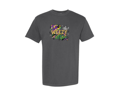 brand:Comfort Colors|color:Pepper|La Weezy Ana Louisiana Design Graphic T-Shirt