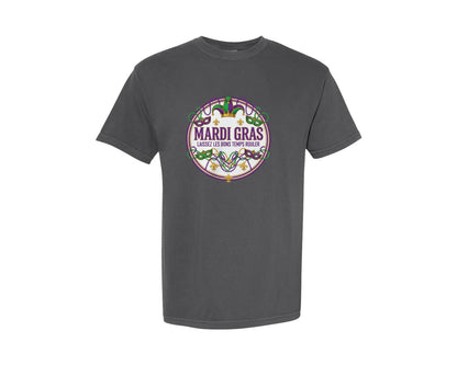 brand:Comfort Colors|color:Pepper|Mardi Gras 86 Graphic T-Shirt