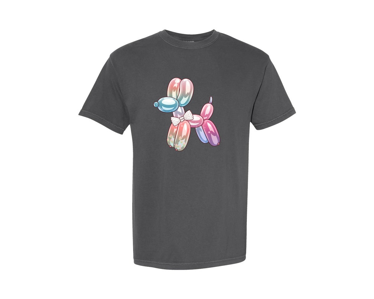 brand:Comfort Colors|color:Pepper|Glam Balloon Dog 2 Graphic T-Shirt