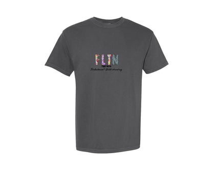 brand:Comfort Colors|color:Pepper|Flight Nurse Fltn Graphic T-Shirt