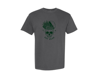 brand:Comfort Colors|color:Pepper|Plant Lover Plant Retro Skeleton Graphic T-Shirt