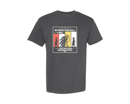 brand:Comfort Colors|color:Pepper|Funny History Shirt 1492 Immigration Graphic T-Shirt