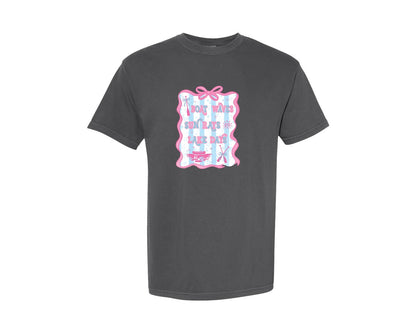 brand:Comfort Colors|color:Pepper|Coquette Lake Days Boat Waves Sun Rays Graphic T-Shirt