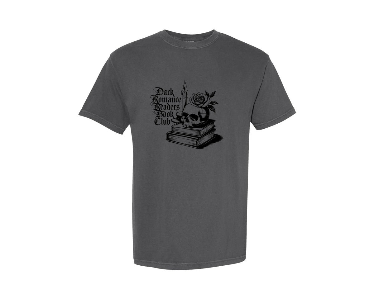 brand:Comfort Colors|color:Pepper|Dark Romance Readers Book Club T Shi Graphic T-Shirt
