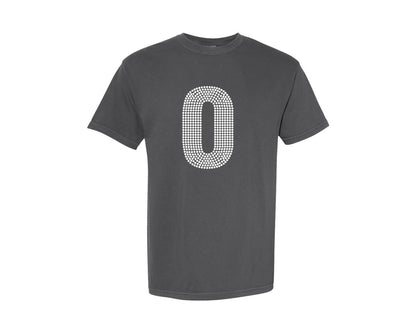 brand:Comfort Colors|color:Pepper|Letters Rhinestone Templates Design 14 Graphic T-Shirt