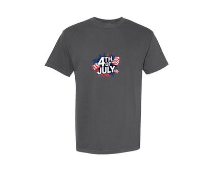 brand:Comfort Colors|color:Pepper|4Th Of July 13 Graphic T-Shirt