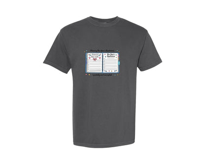 brand:Comfort Colors|color:Pepper|Funny New Years Planner Graphic T-Shirt