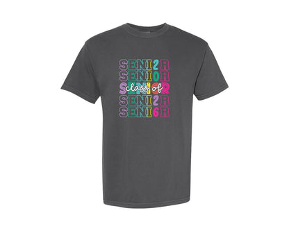 brand:Comfort Colors|color:Pepper|Class Of 2026 Svgsenior Shirt Graphic T-Shirt