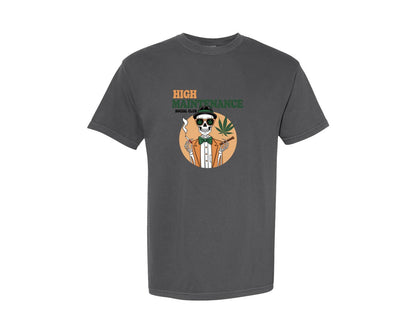 brand:Comfort Colors|color:Pepper|High Maintenance Social Club 3 Graphic T-Shirt
