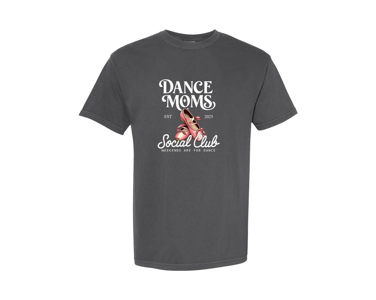 brand:Comfort Colors|color:Pepper|Dance Moms Social Club Graphic T-Shirt