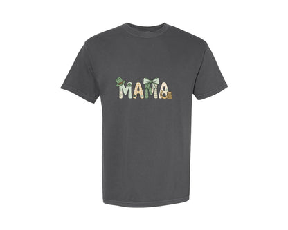 brand:Comfort Colors|color:Pepper|Mama St Patricks Day St Patrick 2 Graphic T-Shirt