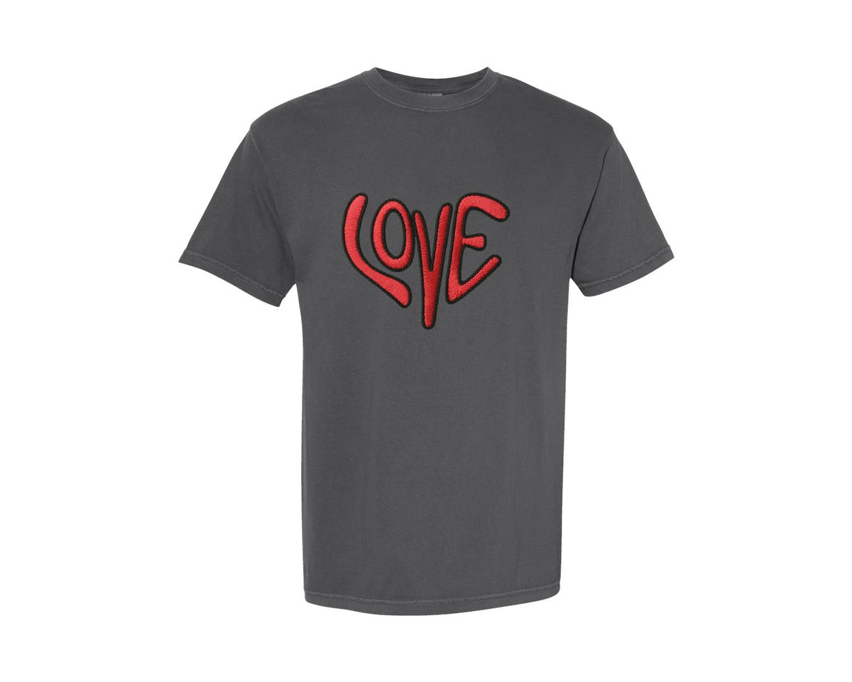 brand:Comfort Colors|color:Pepper|Valentines Day Groovy Valentines Graphic T-Shirt