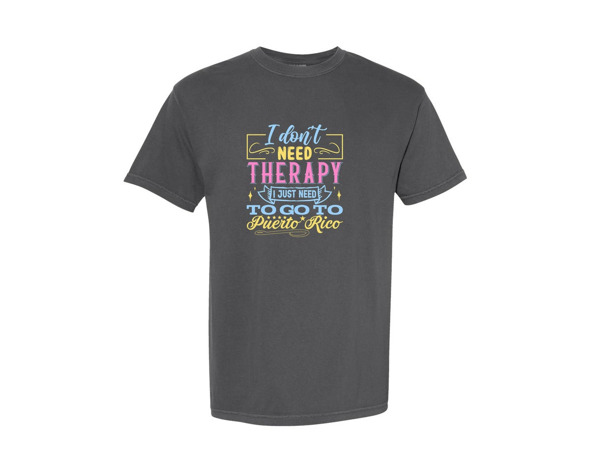 brand:Comfort Colors|color:Pepper|I Dont Need Therapy I Just Need To Go T 1452 Graphic T-Shirt