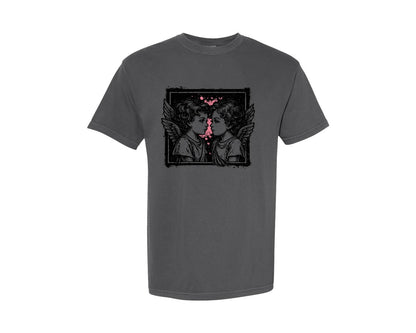 brand:Comfort Colors|color:Pepper|Cupid Valentine Love Graphic T-Shirt