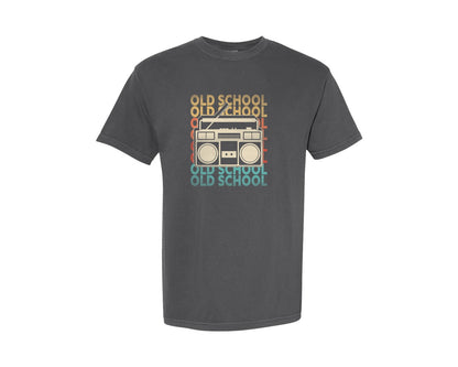 brand:Comfort Colors|color:Pepper|Retro 80S 90S Old School T Shirt Design Graphic T-Shirt