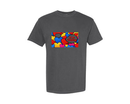 brand:Comfort Colors|color:Pepper|Be My Valentine Tshirt Design 4 Graphic T-Shirt