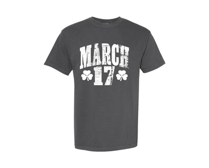 brand:Comfort Colors|color:Pepper|March 17 St Patricks Day Shirt Graphic T-Shirt