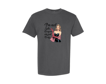 brand:Comfort Colors|color:Pepper|Retro Sarcastic Women Graphic T-Shirt