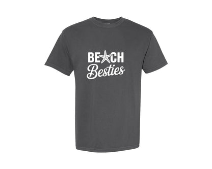 brand:Comfort Colors|color:Pepper|Beach Besties Girls Trip Graphic T-Shirt