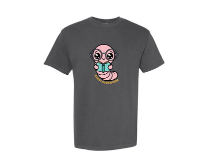 brand:Comfort Colors|color:Pepper|Sassy Bookworm T Shirt Graphic T-Shirt