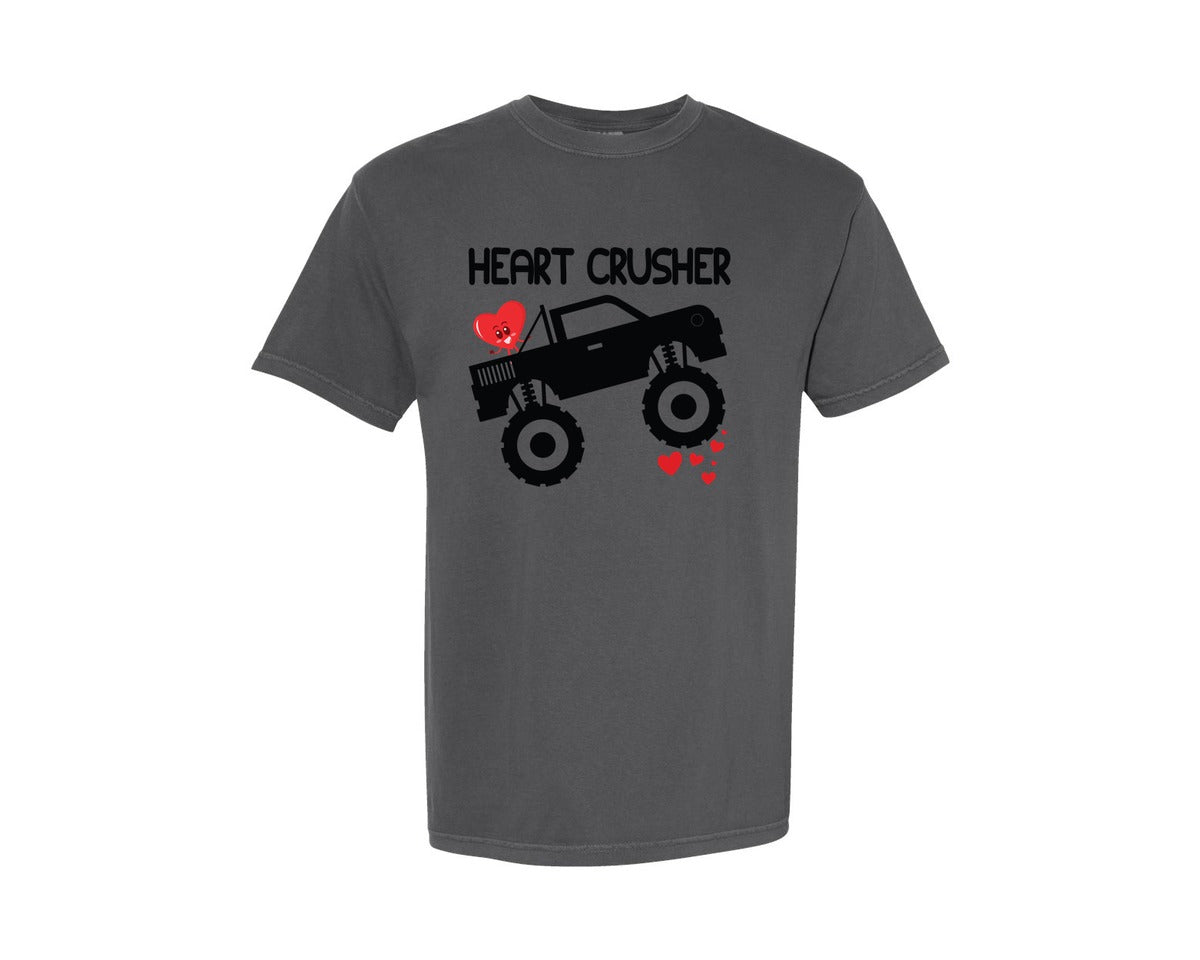 brand:Comfort Colors|color:Pepper|Baby Onesievalentine Shirtheart Crushe Graphic T-Shirt