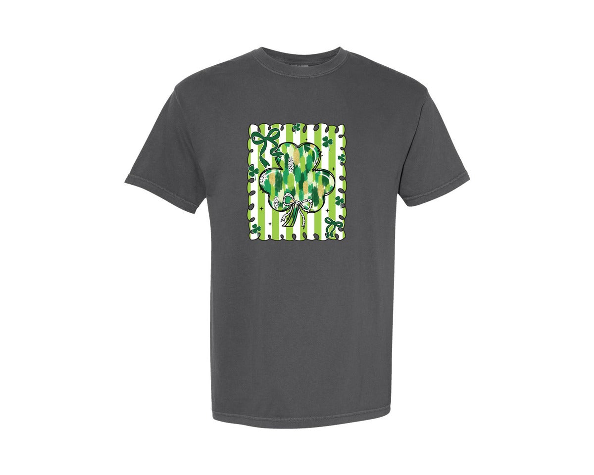 brand:Comfort Colors|color:Pepper|St Patricks Day Shamrock 22 Graphic T-Shirt