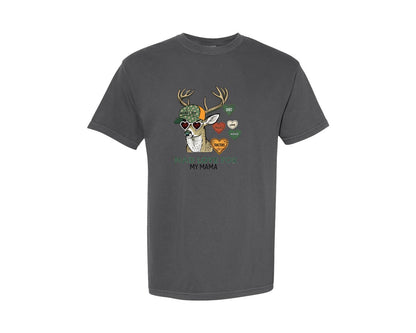 brand:Comfort Colors|color:Pepper|Mad Love For Mama Valentine Graphic T-Shirt