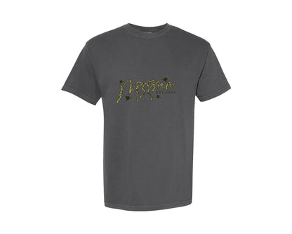 brand:Comfort Colors|color:Pepper|Camo Mama Bow Duck Hunting Mama Graphic T-Shirt