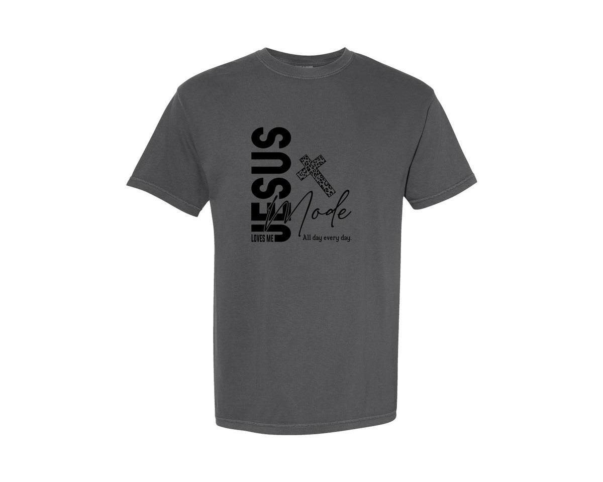 brand:Comfort Colors|color:Pepper|Jesus Loves Me Love Like Jesus Graphic T-Shirt