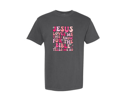 brand:Comfort Colors|color:Pepper|Christian Kids Graphic T-Shirt