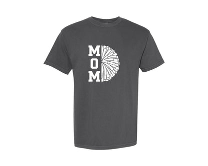 brand:Comfort Colors|color:Pepper|Mom Abstract Typography Design Graphic T-Shirt