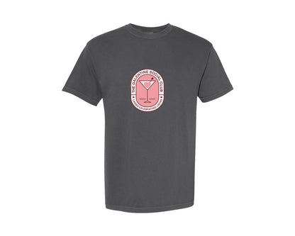 brand:Comfort Colors|color:Pepper|Galentine Social Club Logo Art Graphic T-Shirt