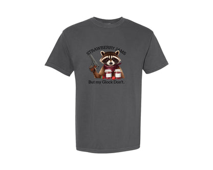 brand:Comfort Colors|color:Pepper|Raccoon Shenanigans Funny Graphic T-Shirt