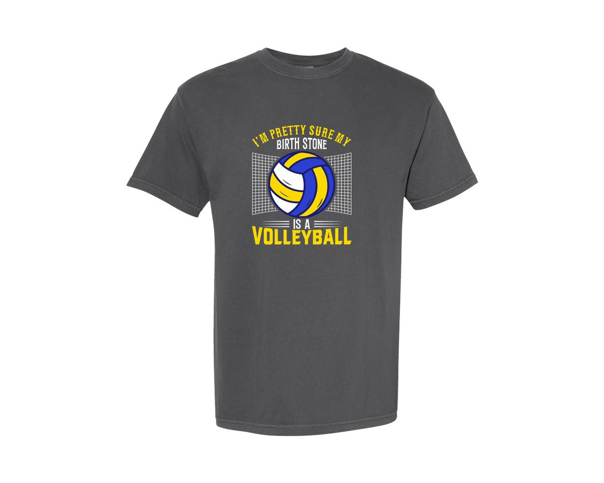 brand:Comfort Colors|color:Pepper|Volleyball T Shirt Design 17 Graphic T-Shirt