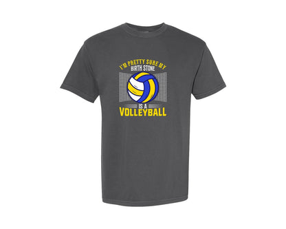 brand:Comfort Colors|color:Pepper|Volleyball T Shirt Design 17 Graphic T-Shirt