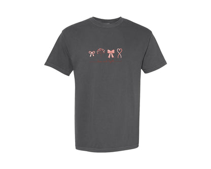 brand:Comfort Colors|color:Pepper|Love And Light Valentine T Shirt Graphic T-Shirt