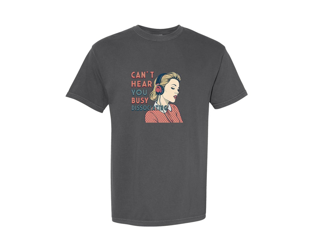 brand:Comfort Colors|color:Pepper|Retro Housewife Sarcastic Women Bund Graphic T-Shirt