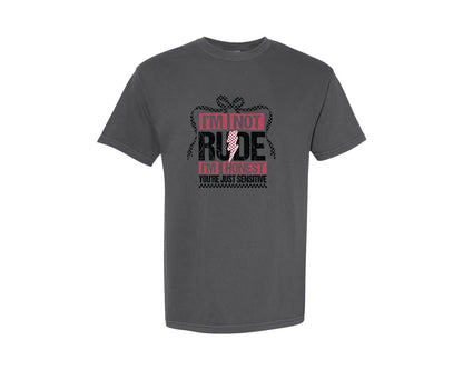 brand:Comfort Colors|color:Pepper|Im Not Rude Snarky Sarcastic 2 Graphic T-Shirt