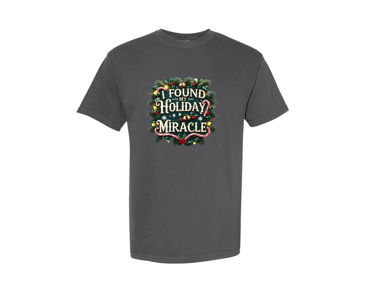 brand:Comfort Colors|color:Pepper|Christmas Couple T Shirt Graphic T-Shirt
