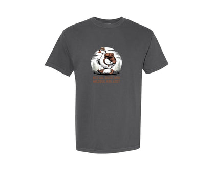 brand:Comfort Colors|color:Pepper|Not All Those Who Waddle Are Lost Graphic T-Shirt