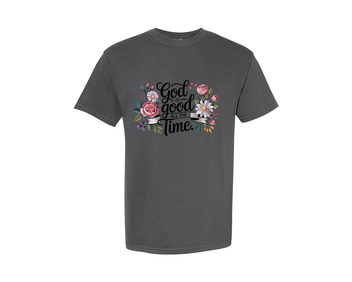 brand:Comfort Colors|color:Pepper|Easter Religious Graphic T-Shirt