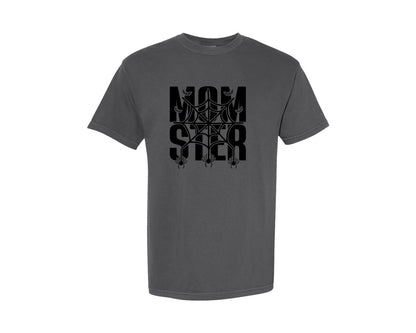 brand:Comfort Colors|color:Pepper|Funny Mom Ster Halloween Graphic T-Shirt