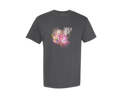 brand:Comfort Colors|color:Pepper|Worlds Best Auntie Heart Graphic T-Shirt